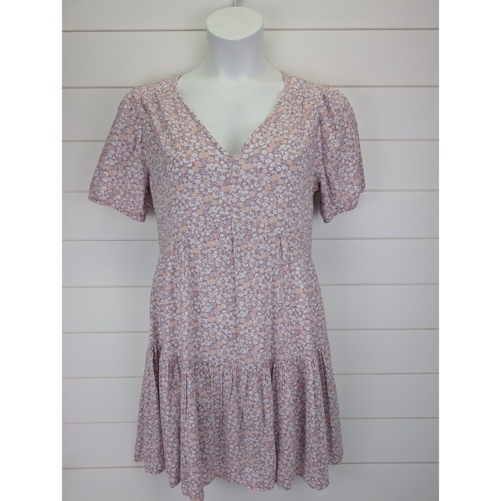 GAP‎ Ditsy Floral Tiered Dress Medium Soft Girl Cottagecore Coquette Peasant